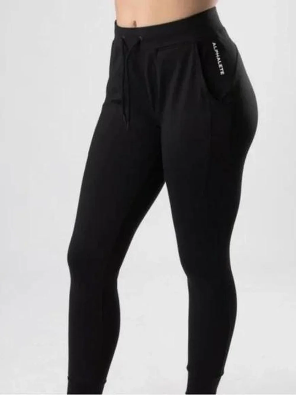 Alphalete Black High-Waist Jogger Leggings XS